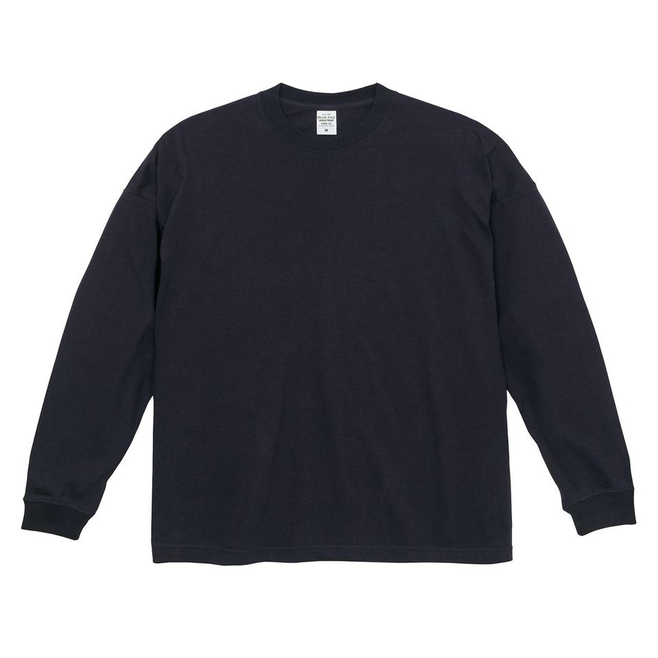 5.6オンス ビッグシルエット ロングスリーブ Tシャツ（1.8インチリブ）の画像01