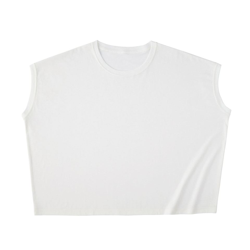 4.3オンス スリーブレス ワイドTシャツの画像02