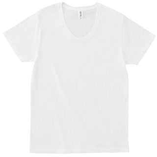 4.3オンス スリムフィット Uネック Tシャツの画像01
