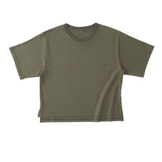 6.2オンス オープンエンド マックスウェイト ウィメンズオーバーTシャツの画像04