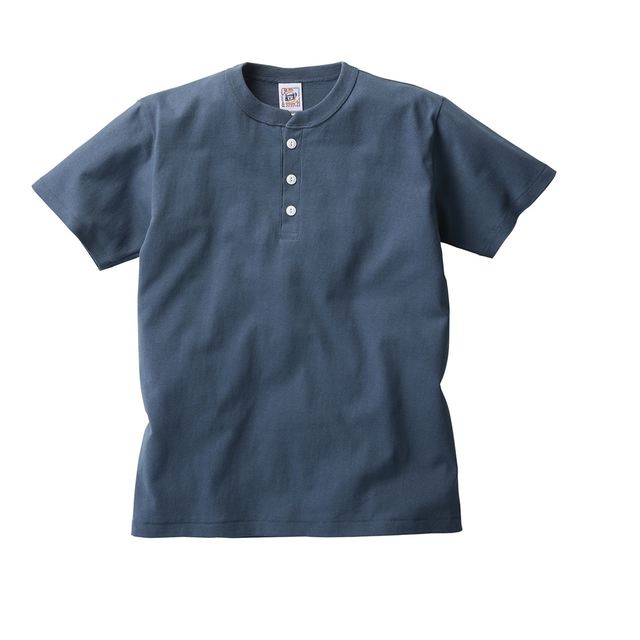 6.2オンス オープンエンド マックスウェイト ヘンリーネックTシャツの画像