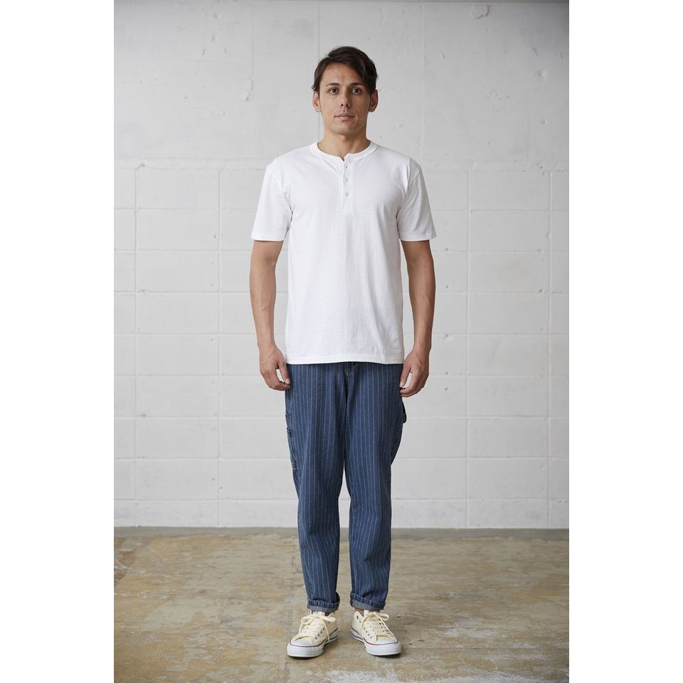 6.2オンス オープンエンド マックスウェイト ヘンリーネックTシャツの画像07