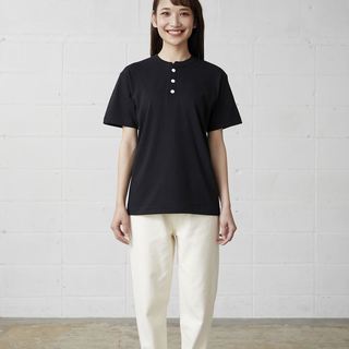 6.2オンス オープンエンド マックスウェイト ヘンリーネックTシャツの画像08