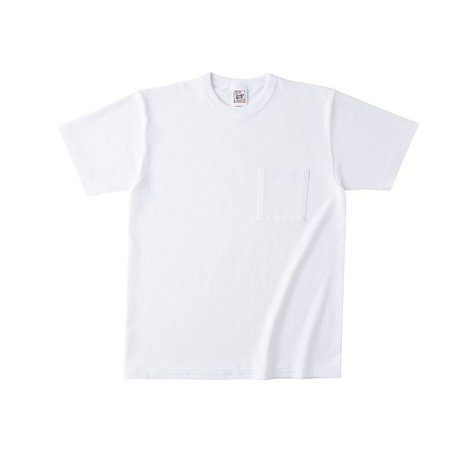 6.2オンス オープンエンド マックスウェイト バインダーネック ポケットTシャツの画像01