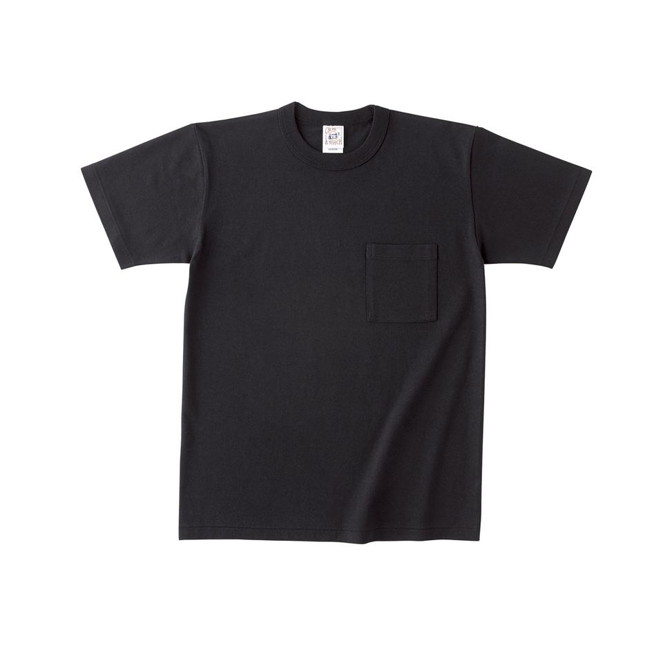 6.2オンス オープンエンド マックスウェイト バインダーネック ポケットTシャツの画像02