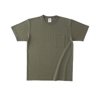 6.2オンス オープンエンド マックスウェイト バインダーネック ポケットTシャツの画像06