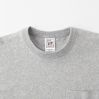 6.2オンス オープンエンド マックスウェイト バインダーネック ポケットTシャツの画像08