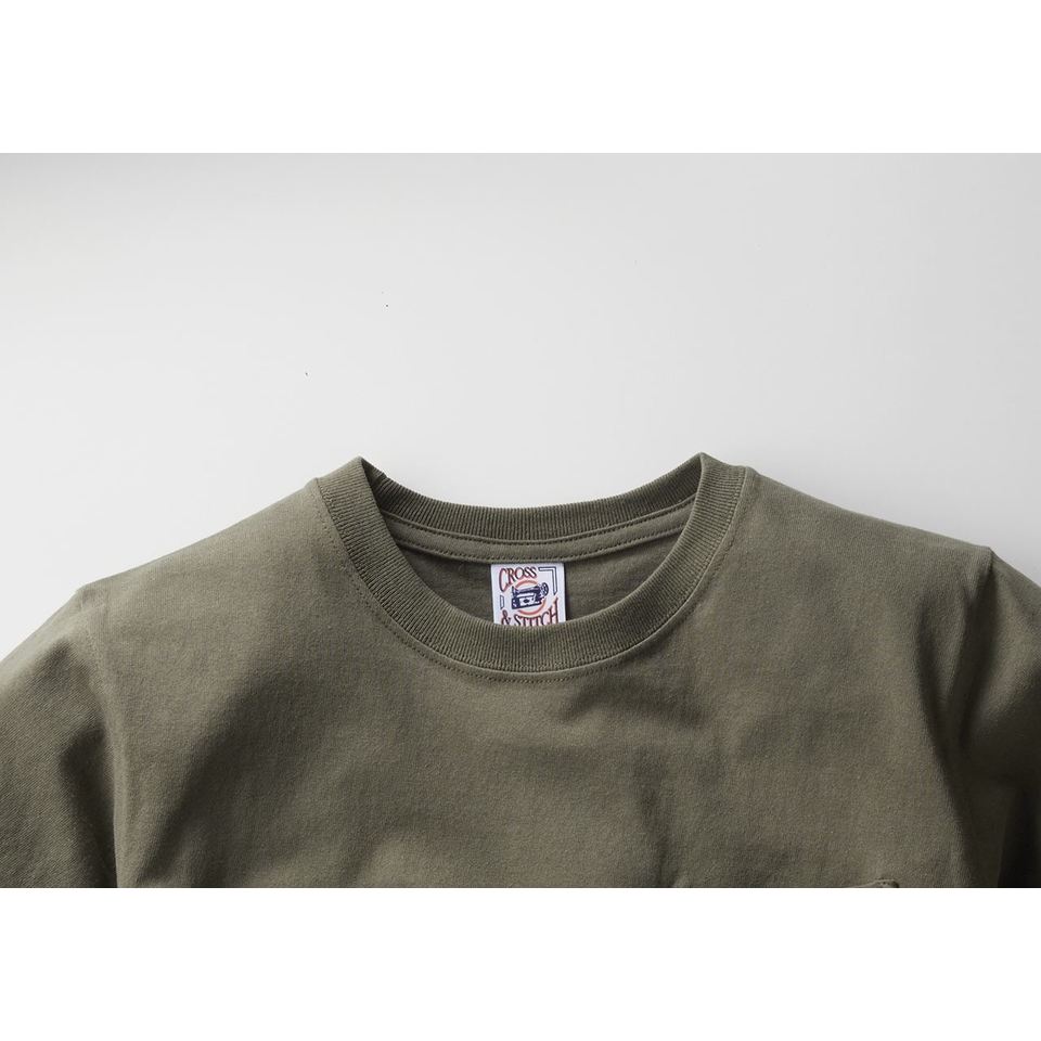 6.2オンス オープンエンド マックスウェイト ポケットTシャツの画像06