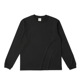 5.3オンス オーガニックコットン ロングスリーブTシャツ（リブ有り）の画像01
