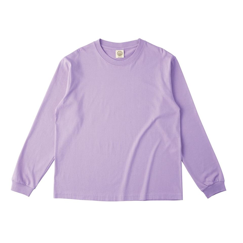 5.3オンス オーガニックコットン ロングスリーブTシャツ（リブ有り）の画像02