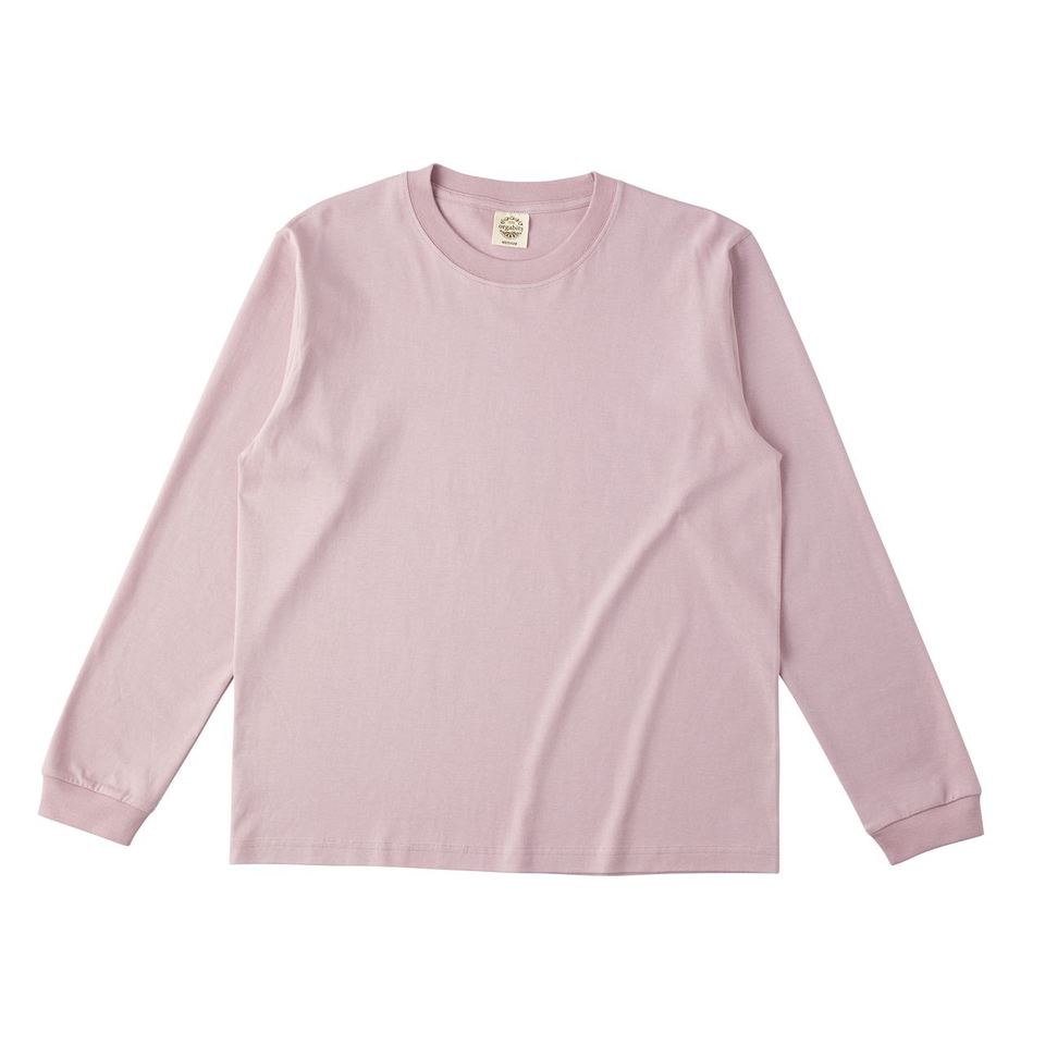 5.3オンス オーガニックコットン ロングスリーブTシャツ（リブ有り）の画像03