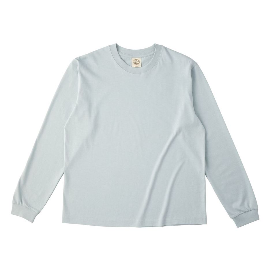 5.3オンス オーガニックコットン ロングスリーブTシャツ（リブ有り）の画像04
