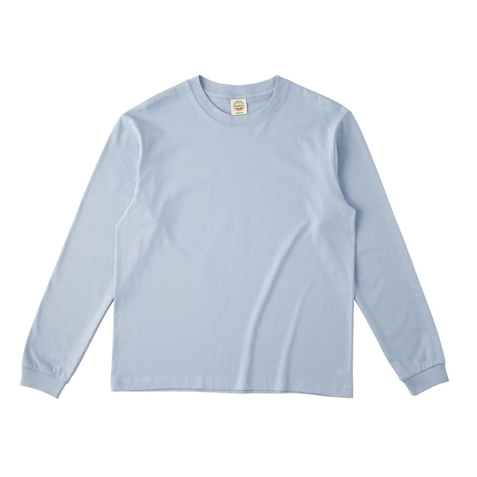 5.3オンス オーガニックコットン ロングスリーブTシャツ（リブ有り）の画像05
