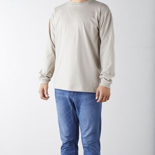5.3オンス オーガニックコットン ロングスリーブTシャツ（リブ有り）の画像08