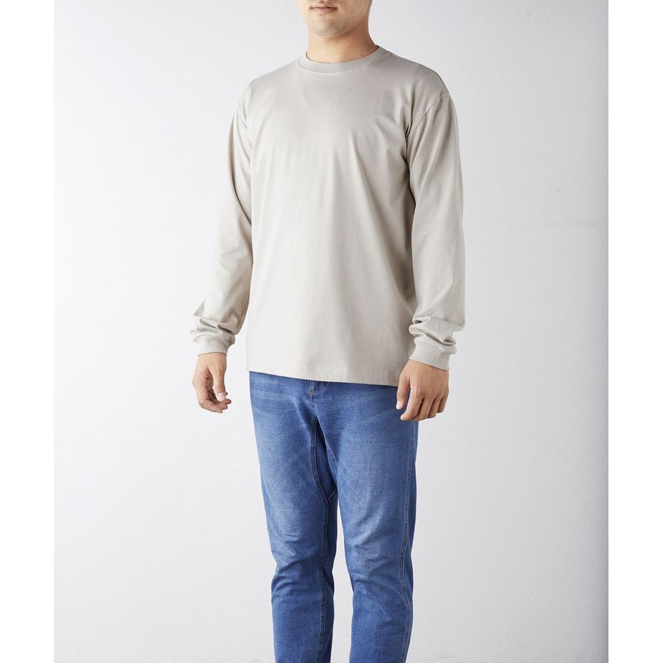 5.3オンス オーガニックコットン ロングスリーブTシャツ（リブ有り）の画像08