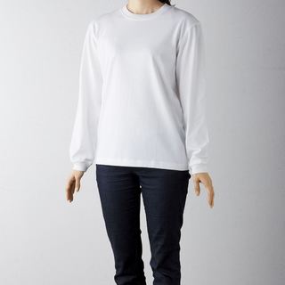 5.3オンス オーガニックコットン ロングスリーブTシャツ（リブ有り）の画像09