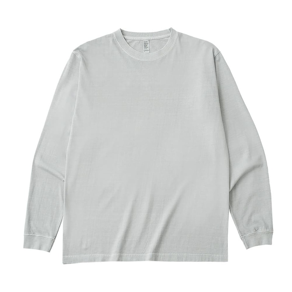 6.6オンス ロングスリーブガーメントダイTシャツ（1.6インチリブ）の画像04