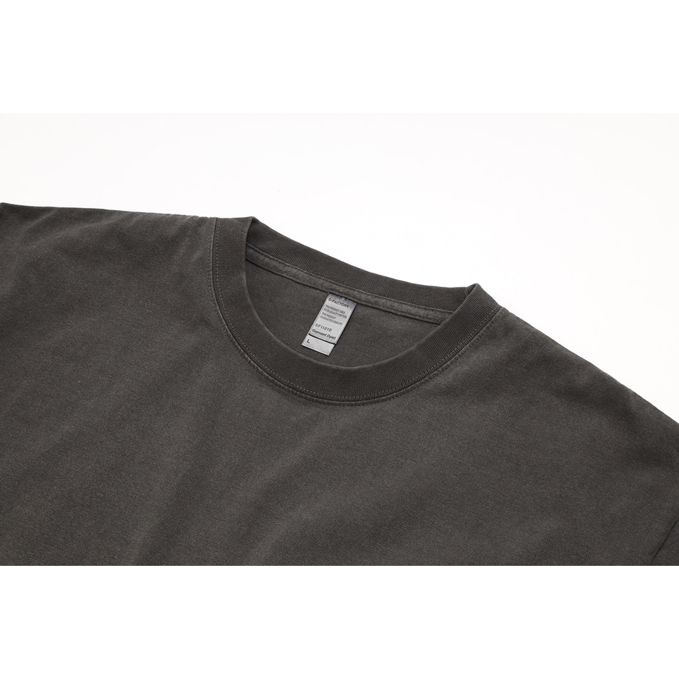 6.6オンス ロングスリーブガーメントダイTシャツ（1.6インチリブ）の画像07