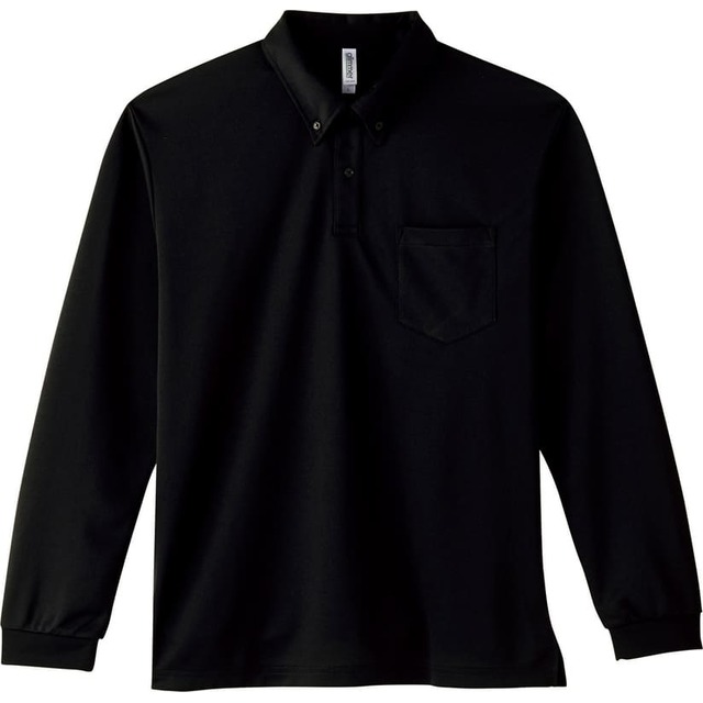 4.4オンス ドライボタンダウン長袖ポロシャツの画像