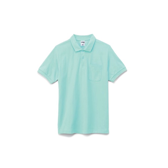 ポケット付きCVC鹿の子ドライポロシャツの画像