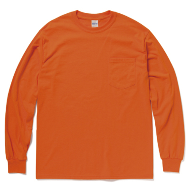 6.0ozウルトラコットンロングスリーブポケットTシャツの画像