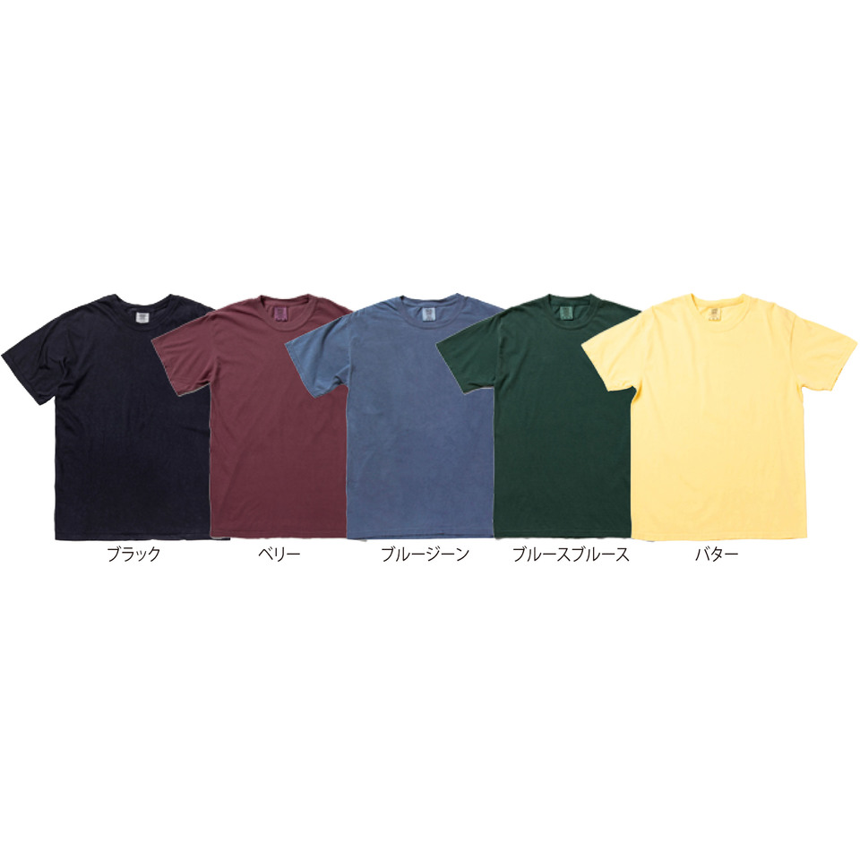 6.1oz ガーメントダイTシャツの画像02