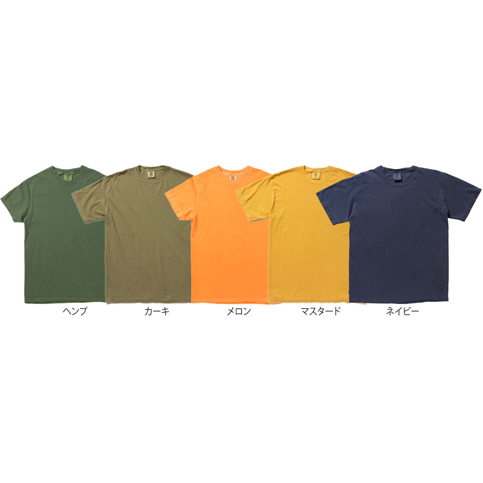 6.1oz ガーメントダイTシャツの画像04