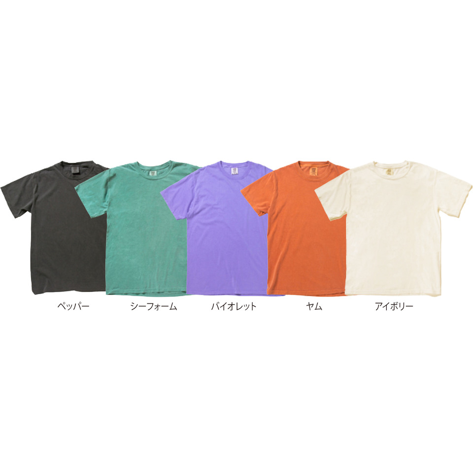 6.1oz ガーメントダイTシャツの画像05