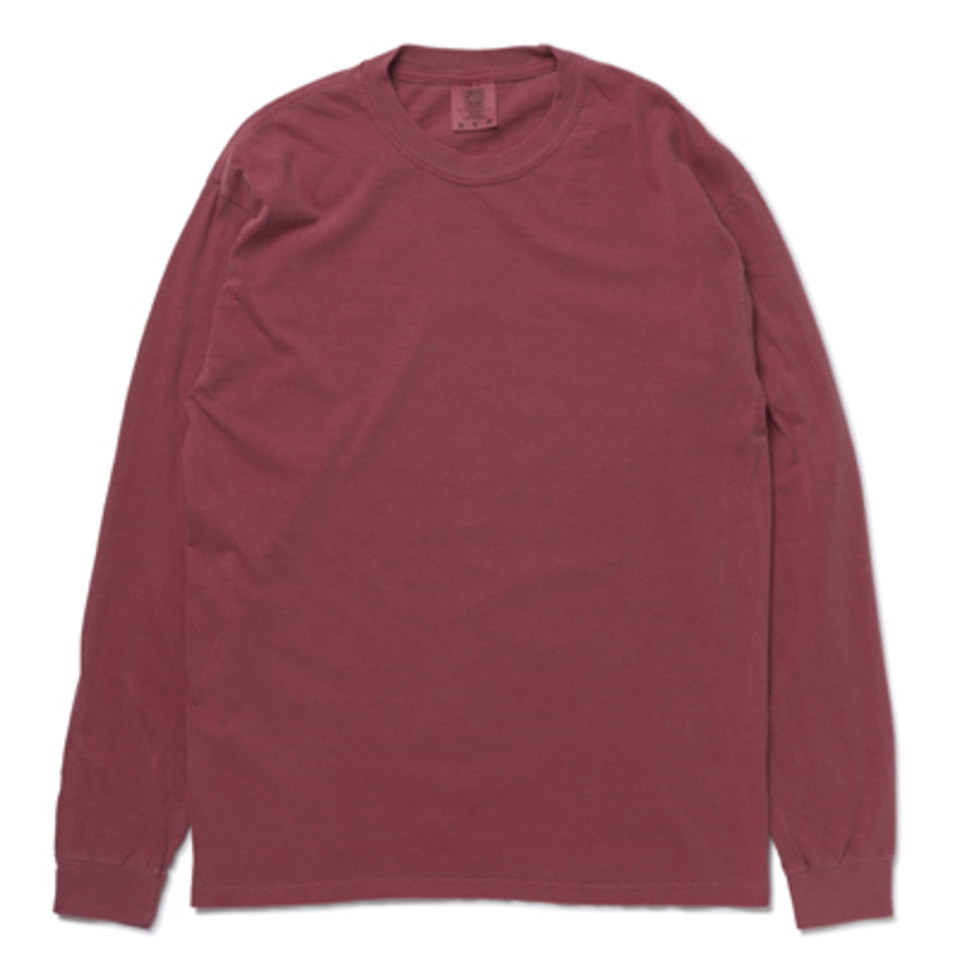 6.1 oz ガーメントダイ ロングスリーブTシャツの画像04