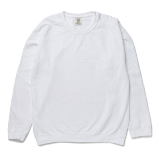 9.5 oz ガーメントダイ クルーネック スウェットシャツの画像