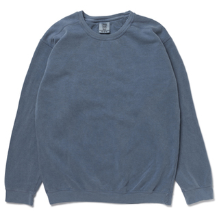 9.5 oz ガーメントダイ クルーネック スウェットシャツの画像01