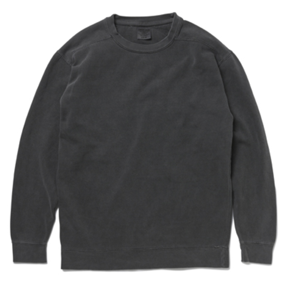 9.5 oz ガーメントダイ クルーネック スウェットシャツの画像03